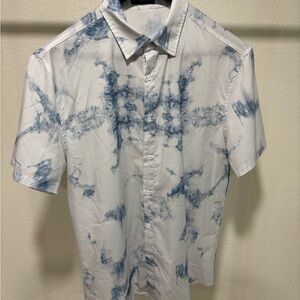 Manfinity Men’s Marble Print Extra Large Button Up Shirt